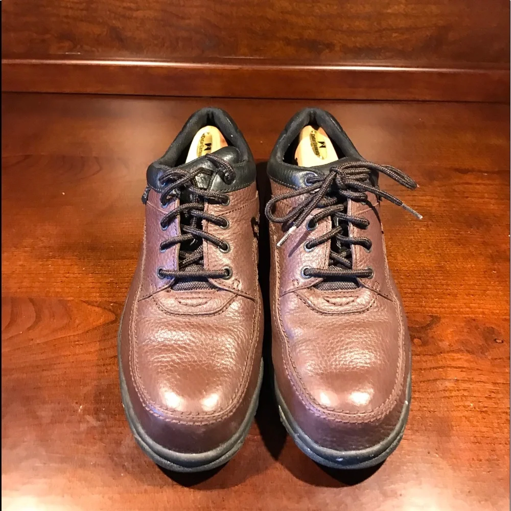 Rockport Works Steel-toe Men's Brown Leather lace up 11.5